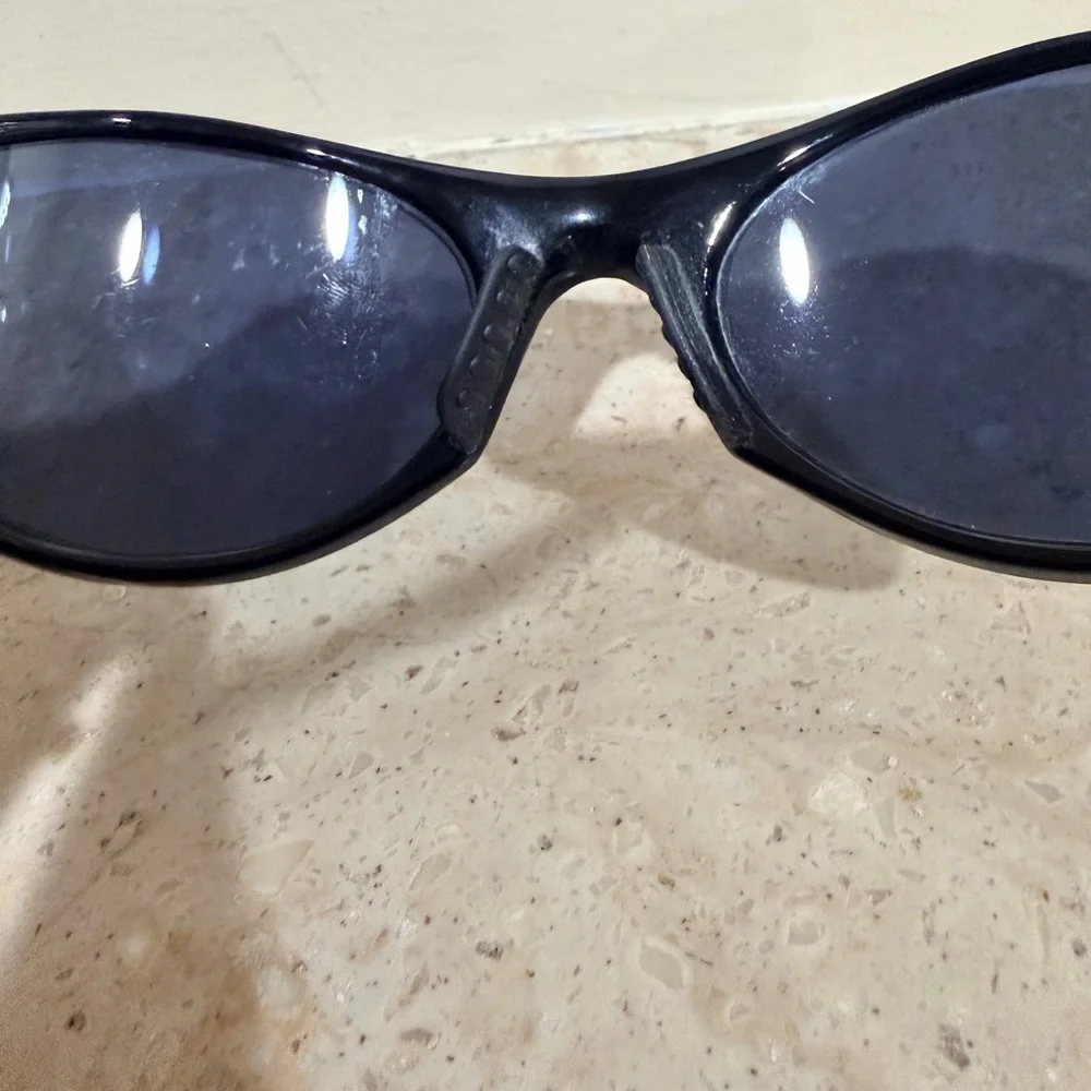 Vintage Y2K Gargoyles Black Lens Black Frame